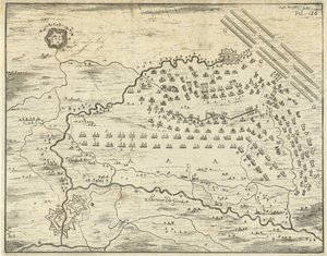 Plan de la bataille de Landen