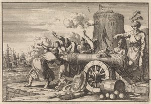 Pendant le bombardement français d