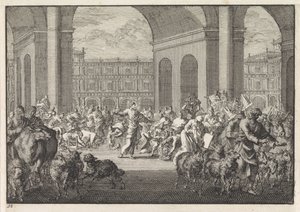 Expulsion des changeurs du Temple - Jan Luyken