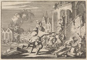 Destruction des chapelles catholiques à Londres, 1688