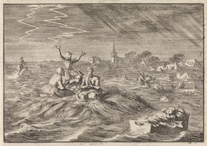 Inondation à Groningue, 1686 - Jan Luyken