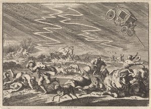 Fort orage à Donsenhausen en Thuringe, 1674 - Jan Luyken