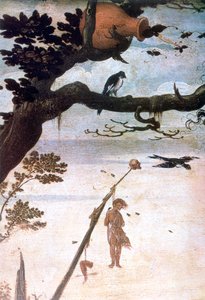 Scène de paysage, légende de Saint Christophe, vers 1520-1559 - Jan Mandyn