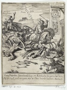 Caricature de la prétendue francophilie d