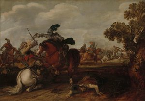 Une charge de cavalerie