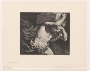 Sisyphe portant un rocher en haut de la colline - Jan Mesker