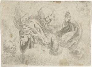 Dieu le Père avec la colombe du Saint-Esprit - Jan Miel