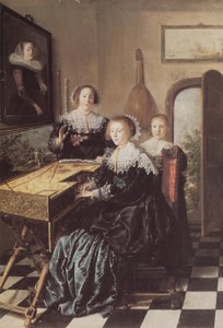 Trois femmes à un Virginal - Jan Miense Molenaer