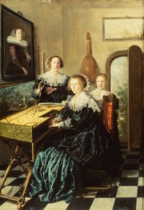 Trois femmes à un Virginal - Jan Miense Molenaer
