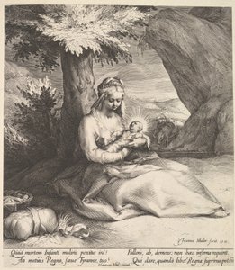 Repos pendant la fuite en Égypte, vers 1613 - Jan Muller