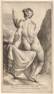 Prudence - Jan Muller, after Adriaen de Vries