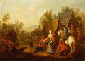 Camp militaire - Jan Peeter Verdussen