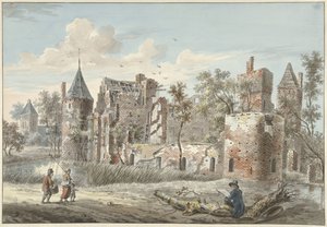Ruine de la Maison ter Haar près de Maarssen - Jan Philip Reuthel jr.