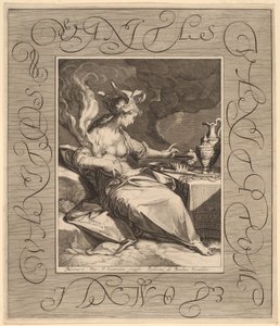 Vanitas, Vanitatum et Omnia Vanitas - Jan Pietersz Saenredam, after Abraham Bloemaert