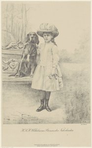 Portrait de Wilhelmina, reine des Pays-Bas - Jan Rinke