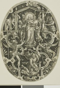 Trahison du Christ, extrait de La Passion du Christ - Jan Sadeler I