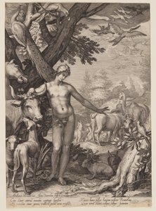 Adam nomme les animaux, extrait de l