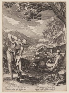 Adam et Eve au travail, extrait de l