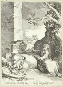 Ahija et la femme de Jéroboam - Jan Saenredam
