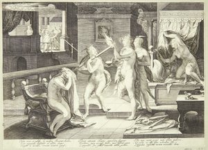 Les vierges sages et folles reçoivent leurs lampes - Jan Saenredam