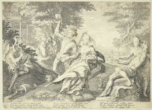 Les vierges folles festoient - Jan Saenredam