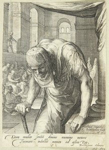 La vieille femme estropiée, guérie par Jésus