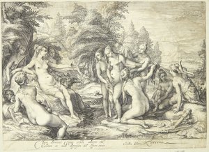 Diane et Callisto - Jan Saenredam