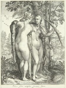 Diane et une nymphe près d