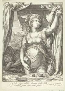 Jael et Sisera - Jan Saenredam