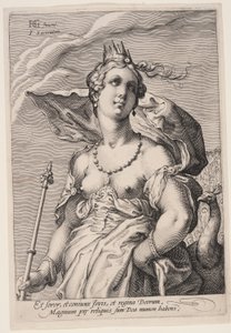 Junon, des Trois Déesses - Jan Saenredam