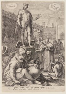 Jupiter préside aux arts libéraux, extrait de Sept dieux planétaires