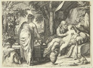 Loth et ses filles - Jan Saenredam