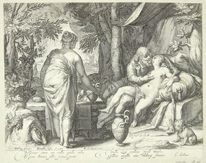 Loth et ses filles - Jan Saenredam
