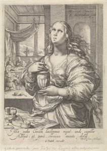 Marie Madeleine (Beroemde vrouwen uit het Nieuwe Testament) - Jan Saenredam