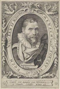 Portrait de Karel van Mander - Jan Saenredam