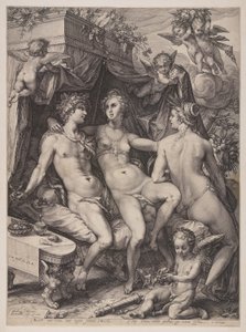 Sine Cerere et Baccho Friget Venus - Jan Saenredam