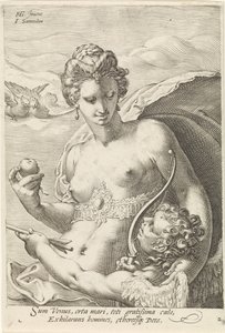 Vénus et Amour - Jan Saenredam