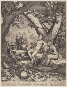 Vertumne et Pomone - Jan Saenredam