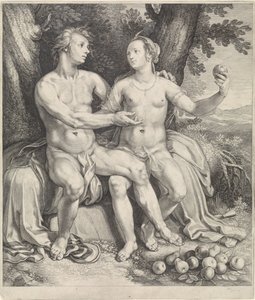Vertumne et Pomone - Jan Saenredam