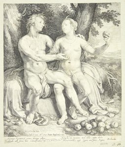 Vertumne et Pomone - Jan Saenredam