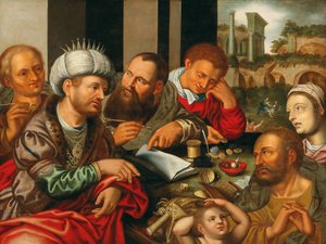 La parabole du créancier impitoyable, milieu du 16ème siècle