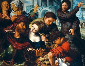 La Vocation de Saint Matthieu, milieu du 16e siècle - Jan Sanders Hemessen van