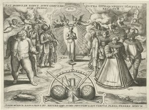 Tempérance avec des péchés personnifiés - Jan Snellinck (I) (attributed to)