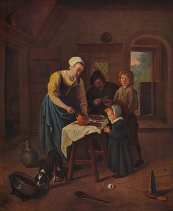 La grâce avant le repas, vers 1665, vers 1915