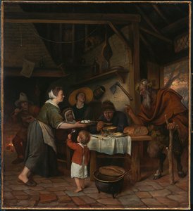 Le satyre et la famille paysanne