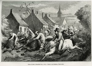 Course de bœufs à Braesschaet, village de polder, pour célébrer l