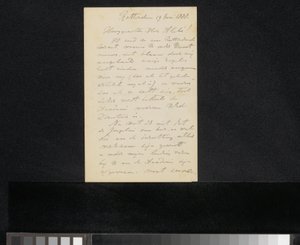 Lettre à August Allebé - Jan Striening