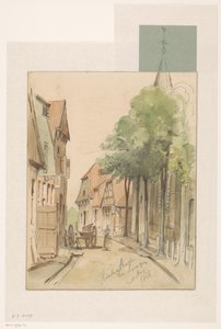 Vue sur la Kirchenstrasze à Lingen