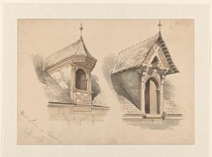 Deux lucarnes à Nuremberg