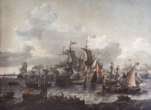 La bataille du Zuider Zee, 1573 - Jan Theunisz. Blanckerhoff